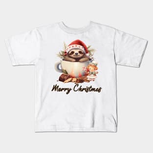 Merry Slothmas Kids T-Shirt